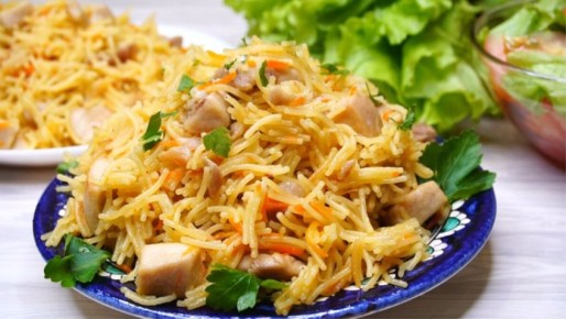 Вкусный плов из вермишели за полчаса