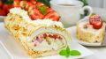 Нежный меренговый рулет с клубникой: секреты приготовления