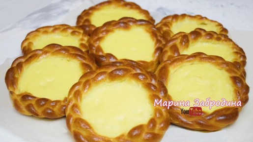 Необычные булочки с заварным кремом: идеальный десерт без яиц
