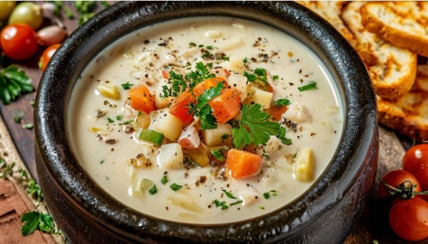 Легкий суп из лосося в стиле чаудера: попробуйте оригинальный рецепт