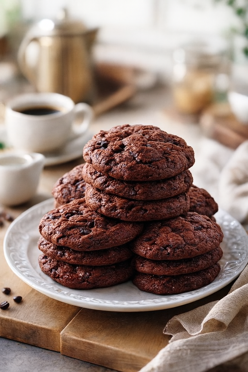 Шоколадно-кофейное печенье: влюбитесь в незабываемый вкус