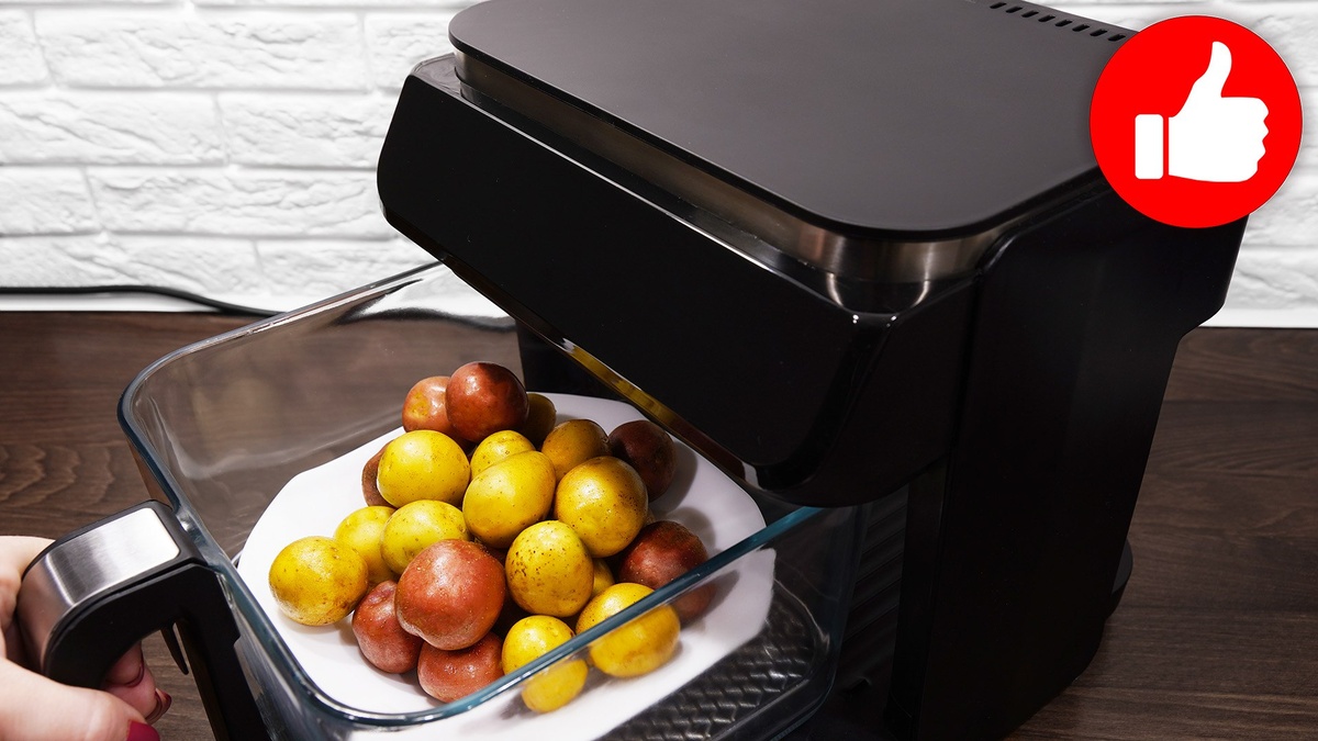 Как приготовить вкусный запеченный картофель в аэрогриле