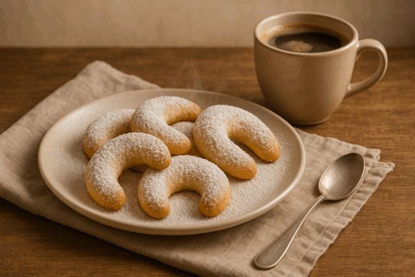 Легкость и аромат: венские ванильные подковки с миндалем и фундуком