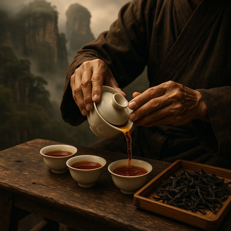 Да Хун Пао: от мифа о красном халате до чайных аукционов