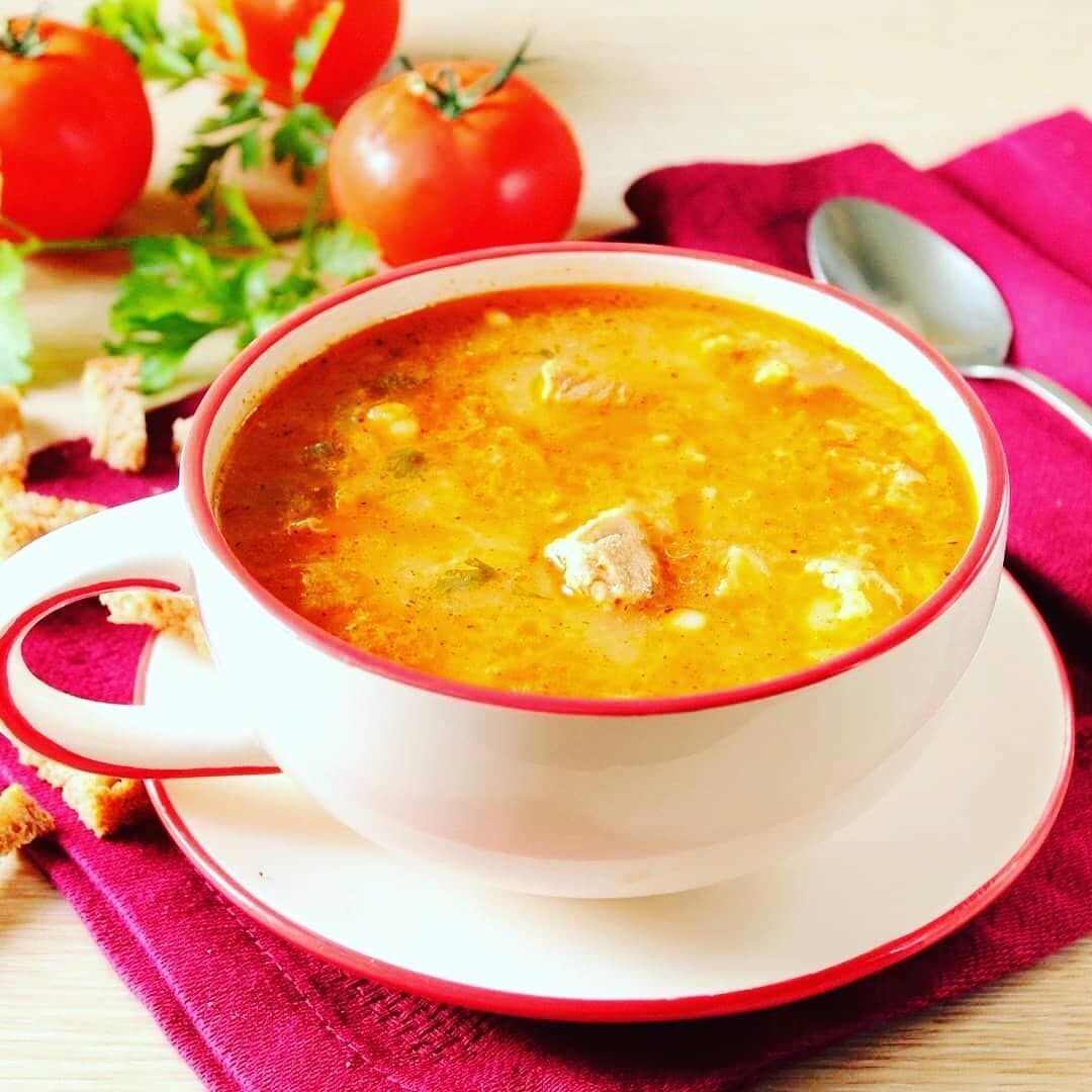 Ароматное харчо с курицей