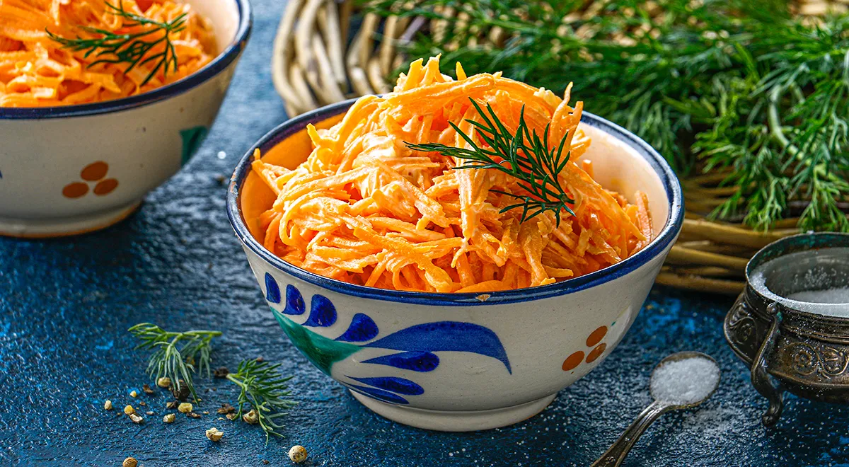 Очарование моркови: простая закуска с чесноком и майонезом