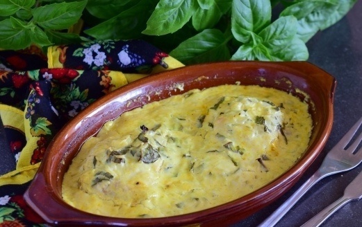 Рыба в маринаде на основе кефира с имбирем