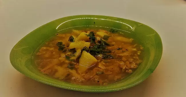 Легкий и вкусный рисовый суп для ваших постных дней