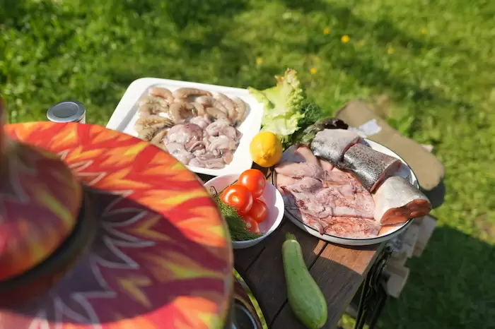 Шашлык из морепродуктов: новое звучание классического блюда