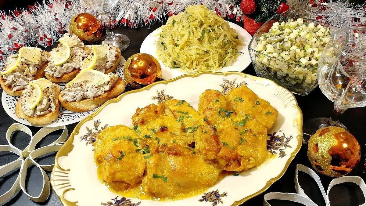 Удивительные и бюджетные закуски для новогоднего стола